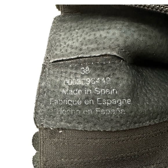 Free People | James Gum Sole Heeled Leather Chelsea Boot Black Size 38 - Picture 10 of 12